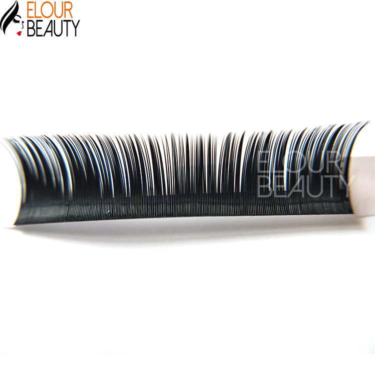 2018 new 6d volume eyelash extensions thin tape 100% handmade China EL28